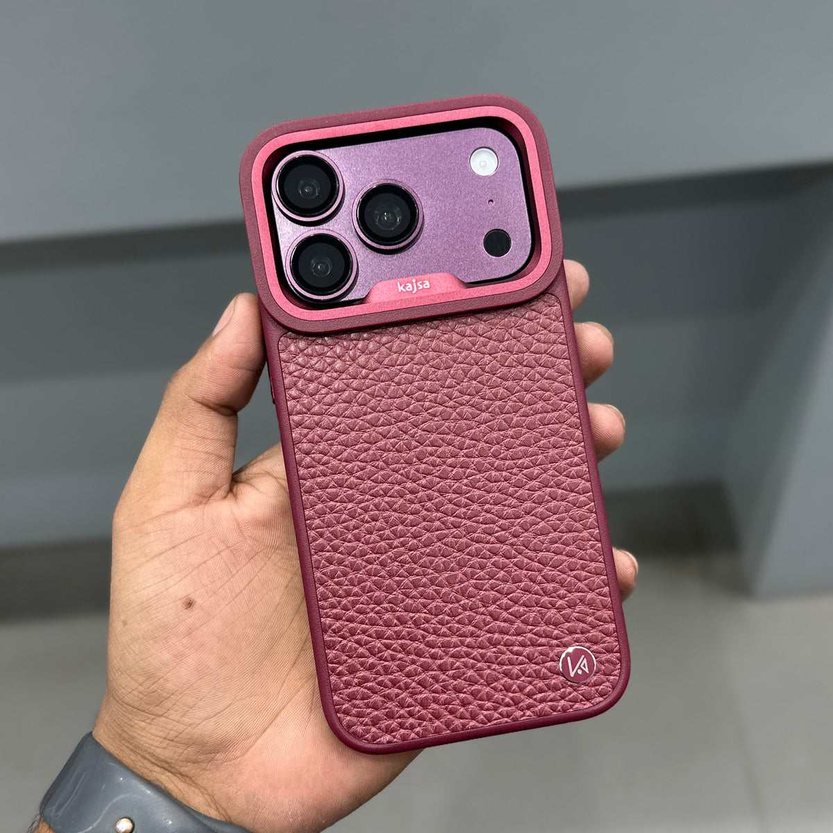 KAJSA WINE RED ARMOR MAGSAFE CASE ( No. 3963 )
