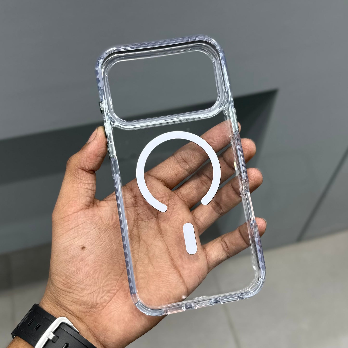 TRANZO BC 01 DETA CHABLE HOOK MAGSAFE CASE - GREY ( No. 2755 )