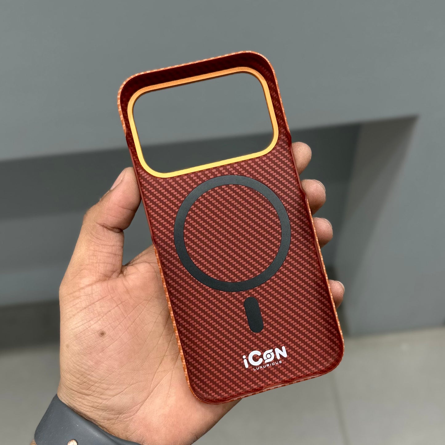 ICON CARBON CASE - ORANGE ( No. 3059 )