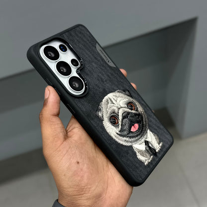 NIMMY DOG SAMSUNG CASE-BLACK PUG ( No. 3238 )