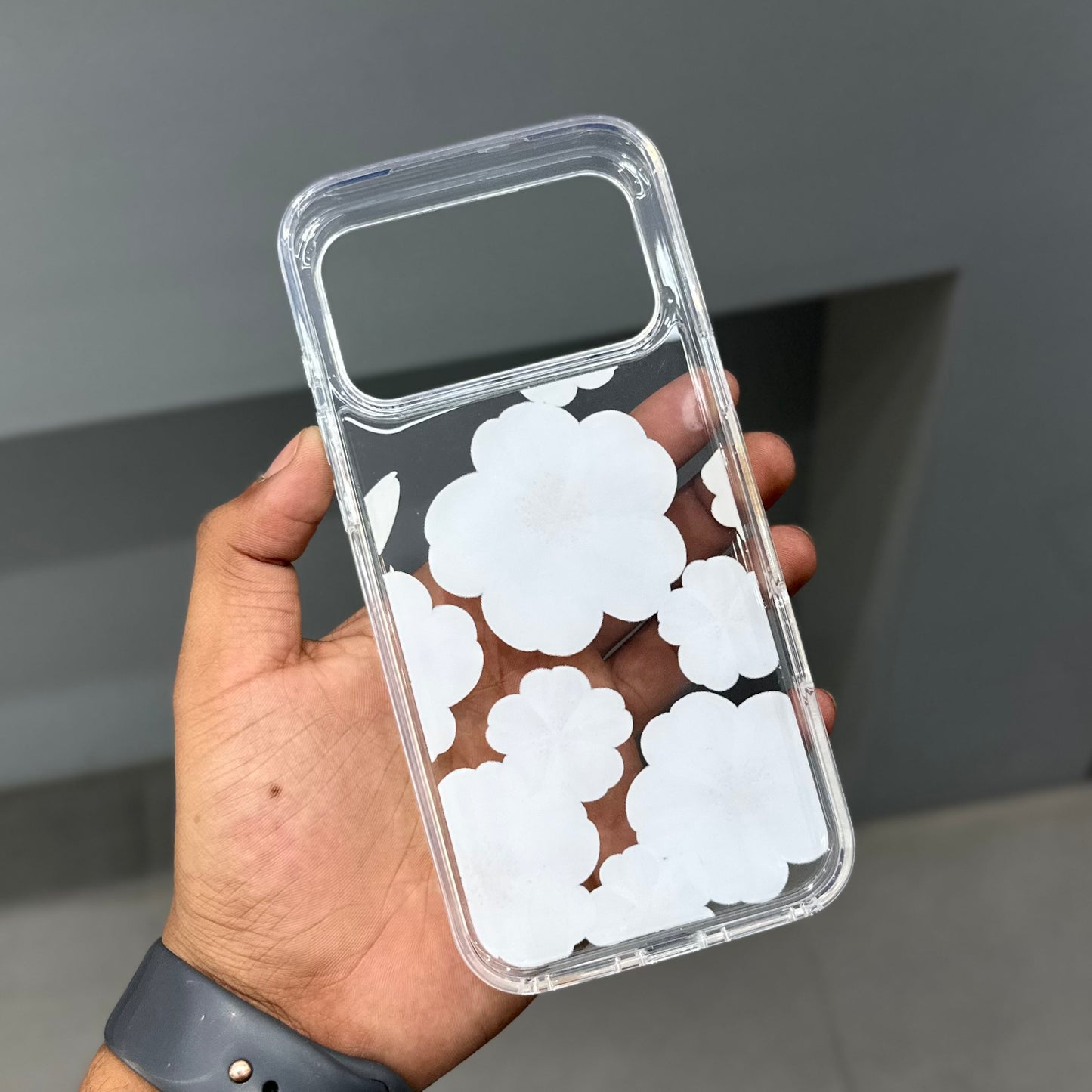 TRANZO BC 02 FLOWER CASE - WHITE ( No. 3400 )