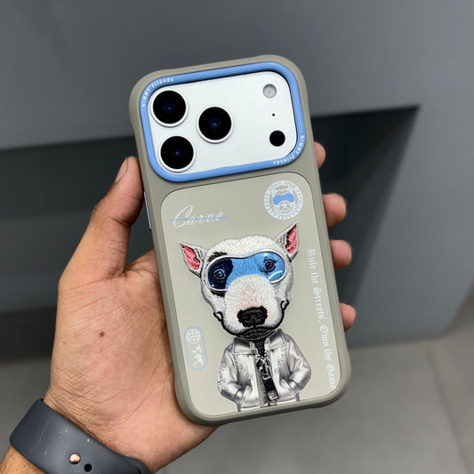 NIMMY DOG CHAIN CASE - GREY BLUE 2.0 ( No. 2534 )