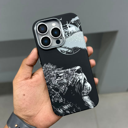 LUXO LION CASE MAGSAFE-BLACK ( No. 3266 )