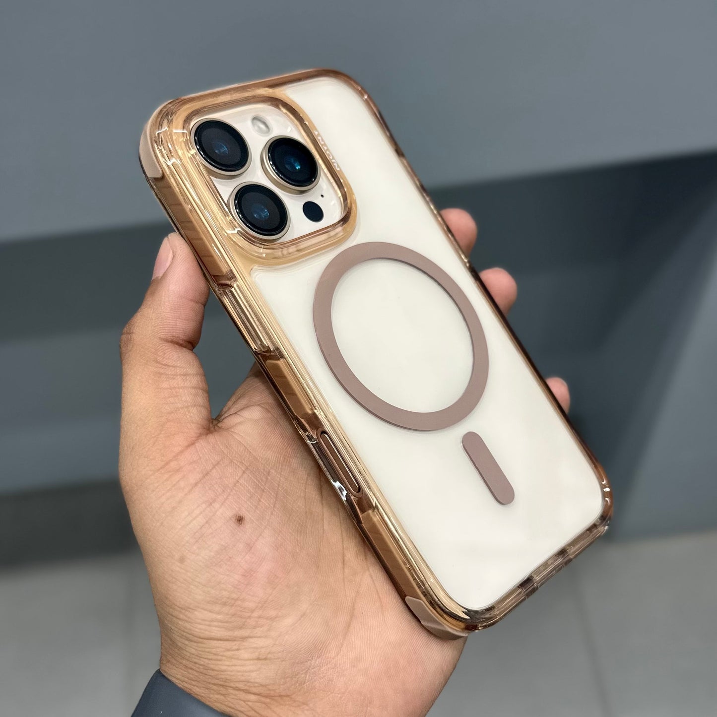 NY JOY COMBAT TRIPLE LAYERED MAGSAFE CASE - DESERT BROWN ( No. 2856 )