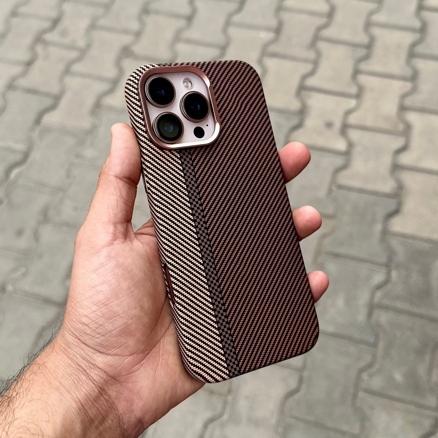 Luxo Brown Check 9.0 Case ( No. 1769 )
