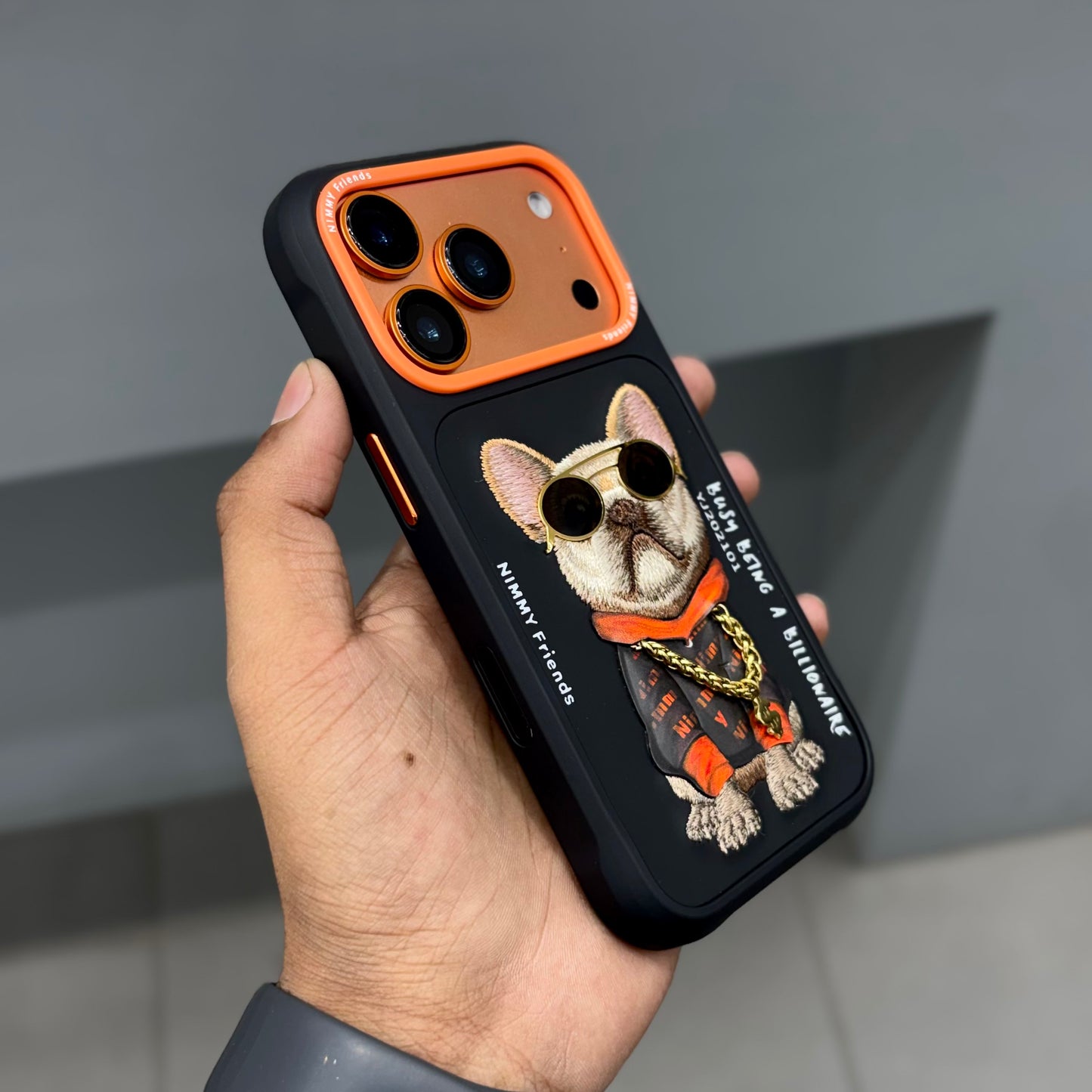 NIMMY DOG CHAIN CASE - BLACK ( No. 2530 )