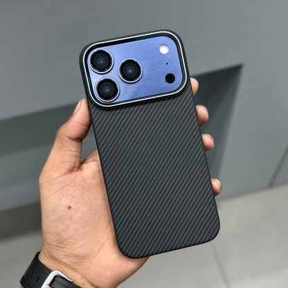 BENKS ARMOR REAL CARBON CASE MAGSAFE -BLACK ( No. 2830 )