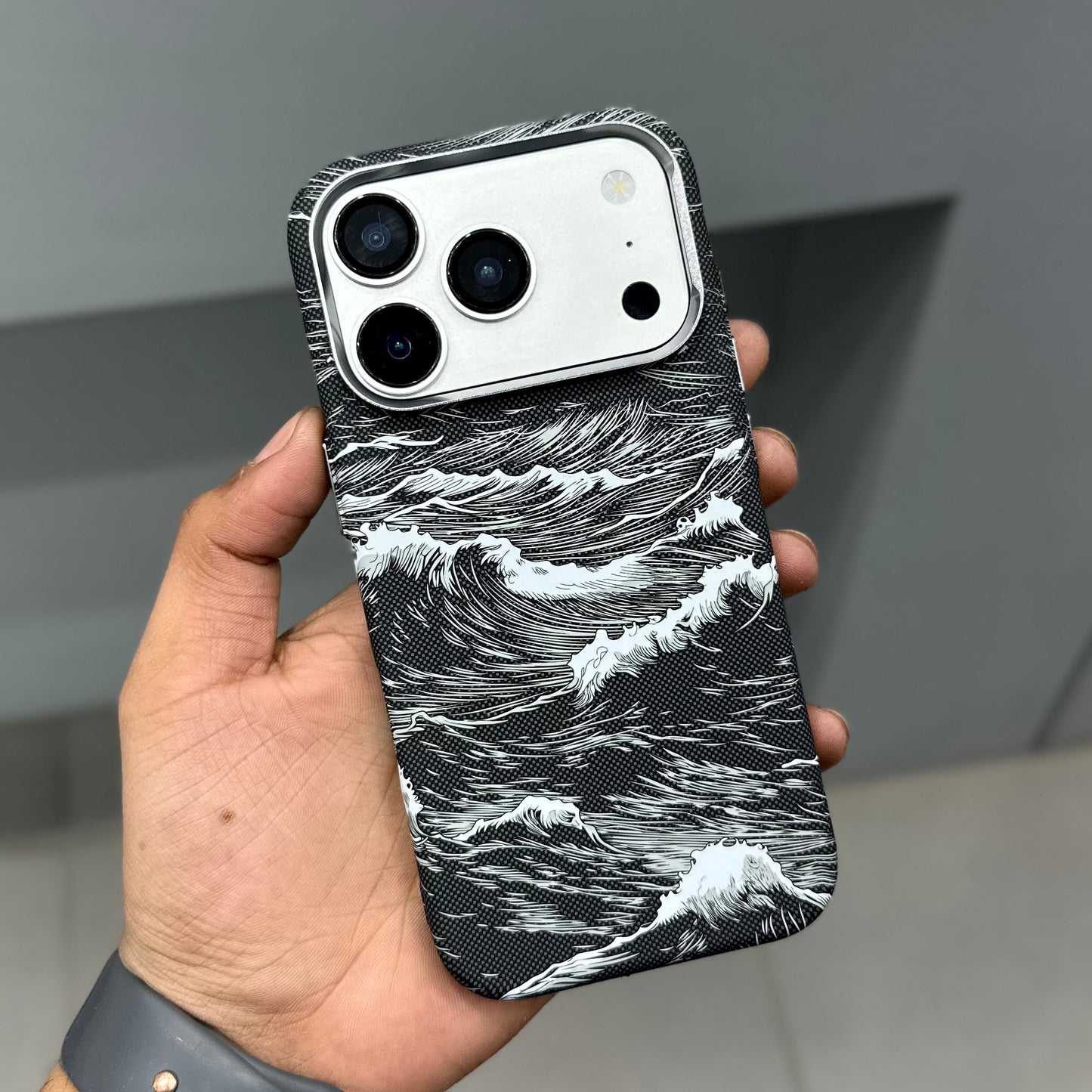 LUXO CARBON CASE -BLACK WAVE ( No. 3176 )