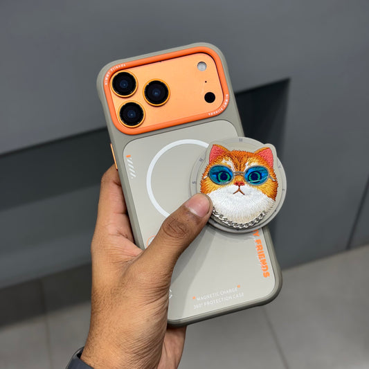 NIMMY POPUP CASE - GREY ORANGE ( No. 2699 )