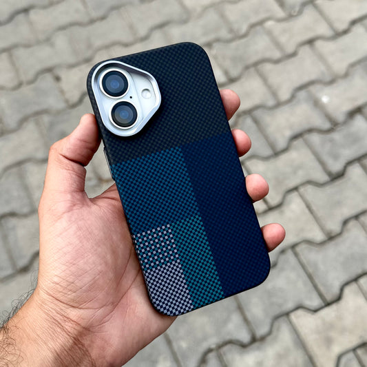 Luxo Blue Wave Case With Magsafe ( No. 1893 )