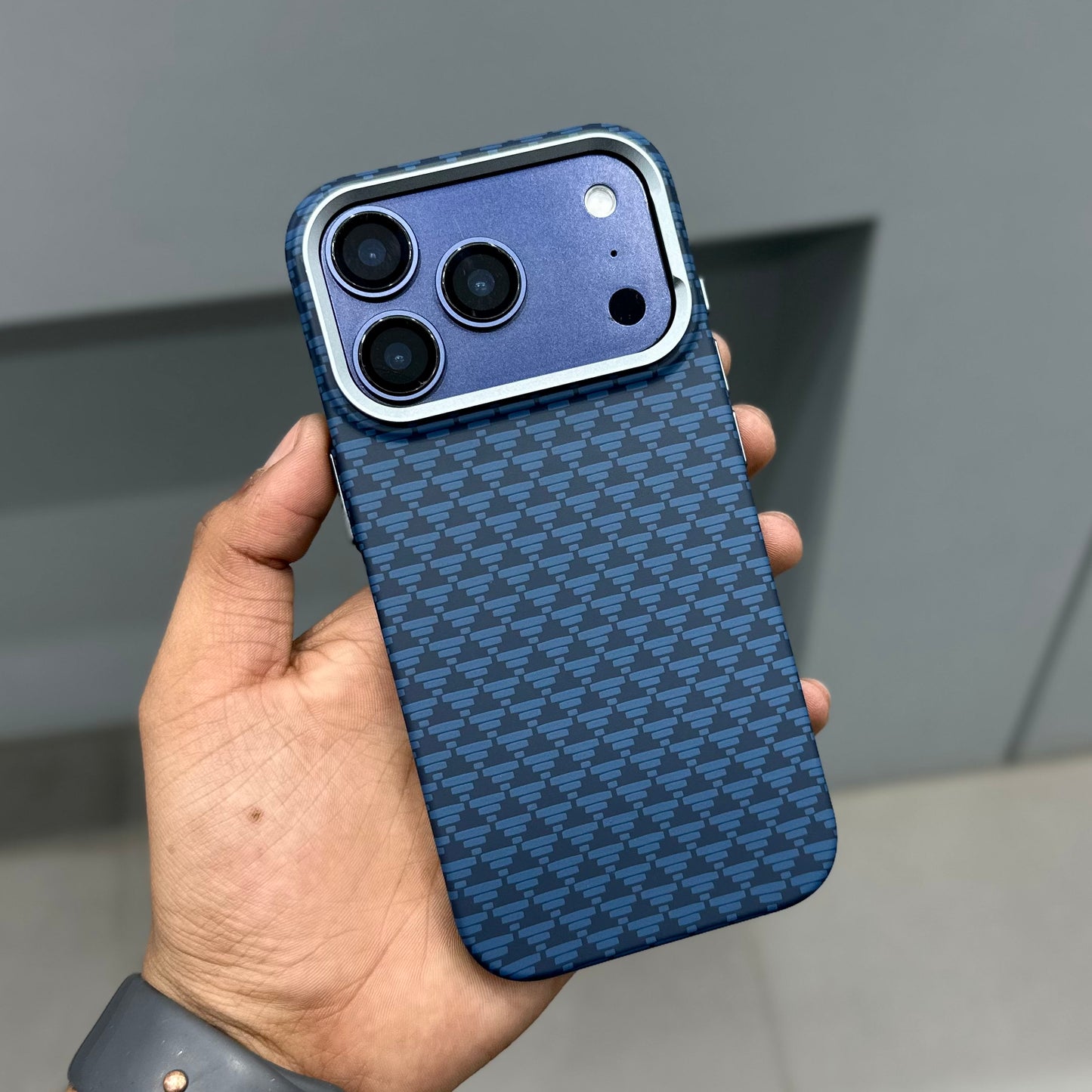 PINKSUN CARBON CASE - BLUE ( No. 3132 )