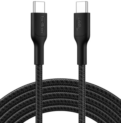 BELKIN BRAIDED C TO C 2M - BLACK ( No. 4137 )