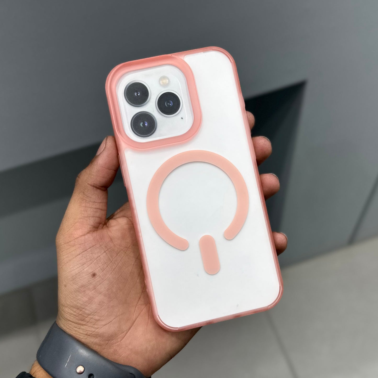 SILKLINE CASE WITH MAGSAFE TPU - PINK ( No. 2648 )