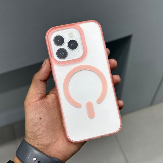 SILKLINE CASE WITH MAGSAFE TPU - PINK ( No. 2648 )