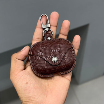 TOTIK AIRPODS CASE - BROWN ( No. 2454 )