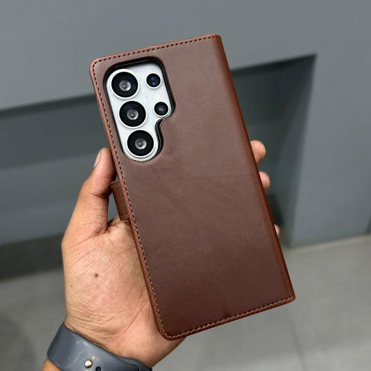 TRANZO DETACHABLE FLIP CASE - BROWN ( No. 3405 )