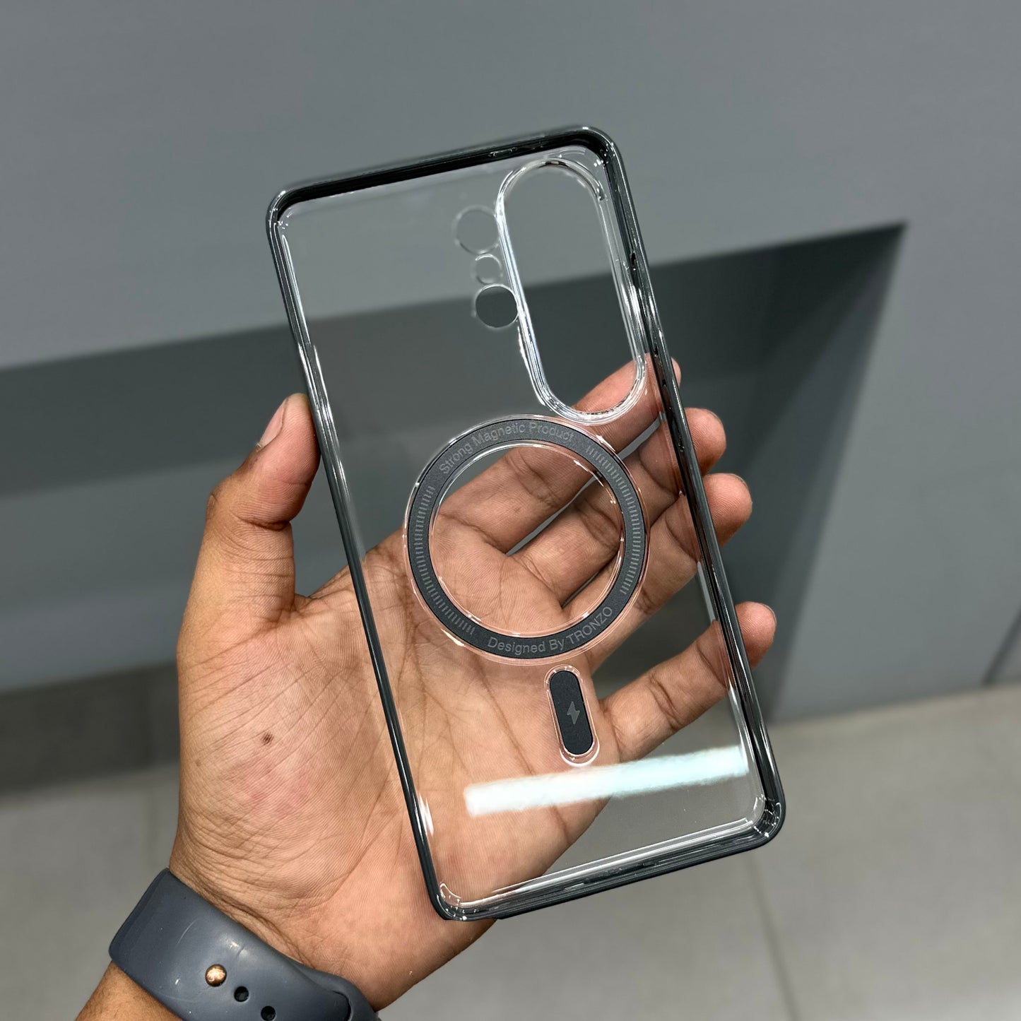 TRANZO AIR WAVE MAGSAFE SAMSUNG CASE - BLACK ( No. 3243 )