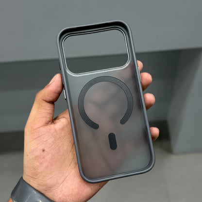 NY FROSTED SIDE SOFT CASE - GREY ( No. 2736 )