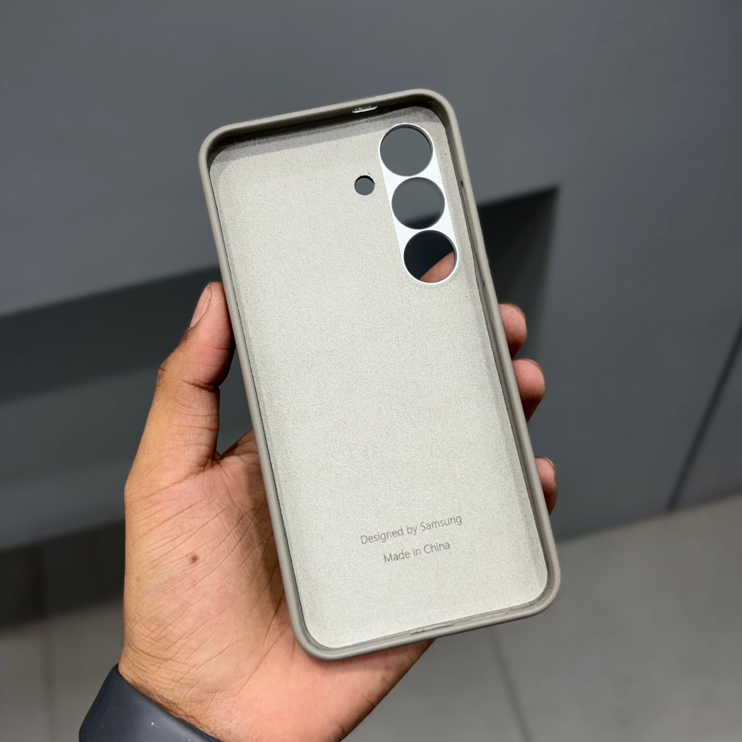 SAM VEGAN LEATHER CASE SAMSUNG - LIGHT BROWN ( No. 2464 )