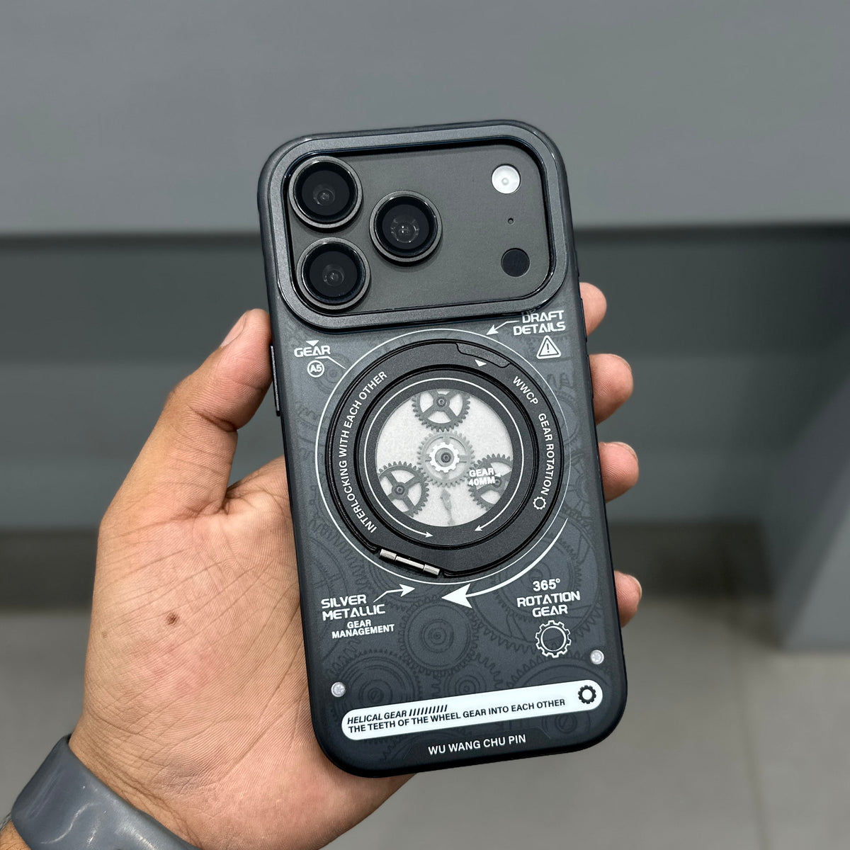 MECHANICAL FLIX CASE - BLACK ( No. 4096 )
