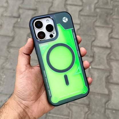 Grafix Sand Floting Case With Magsafe-Green ( No. 1806 )