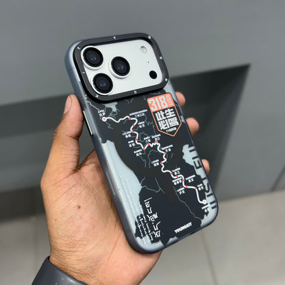 YOUNGKIT MAPS MAGSAFE CASE - BLACK ( No. 2391 )