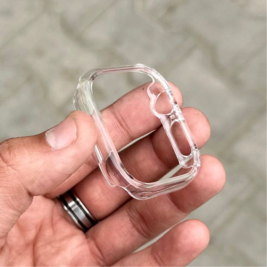 iWatch Bumper Case Without Glass- Transparent Glossy ( No.1357 )
