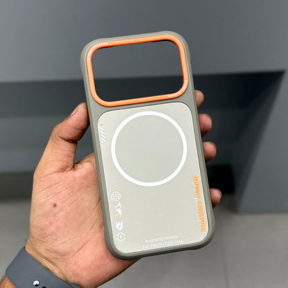 NIMMY MAGSAFE CASE - GREY ORANGE ( No. 2697 )