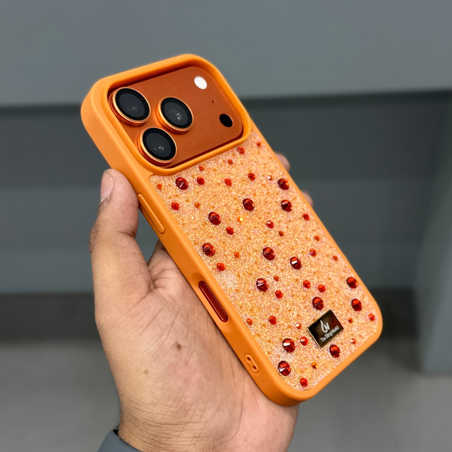 BLING WORLD DIMO CASE - ORANGE ( No. 2370 )