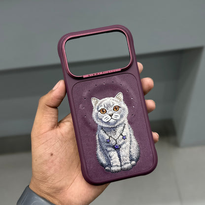 NIMMY FASION SERIES MAGSAFE - WINE RED CAT ( No. 3970 )