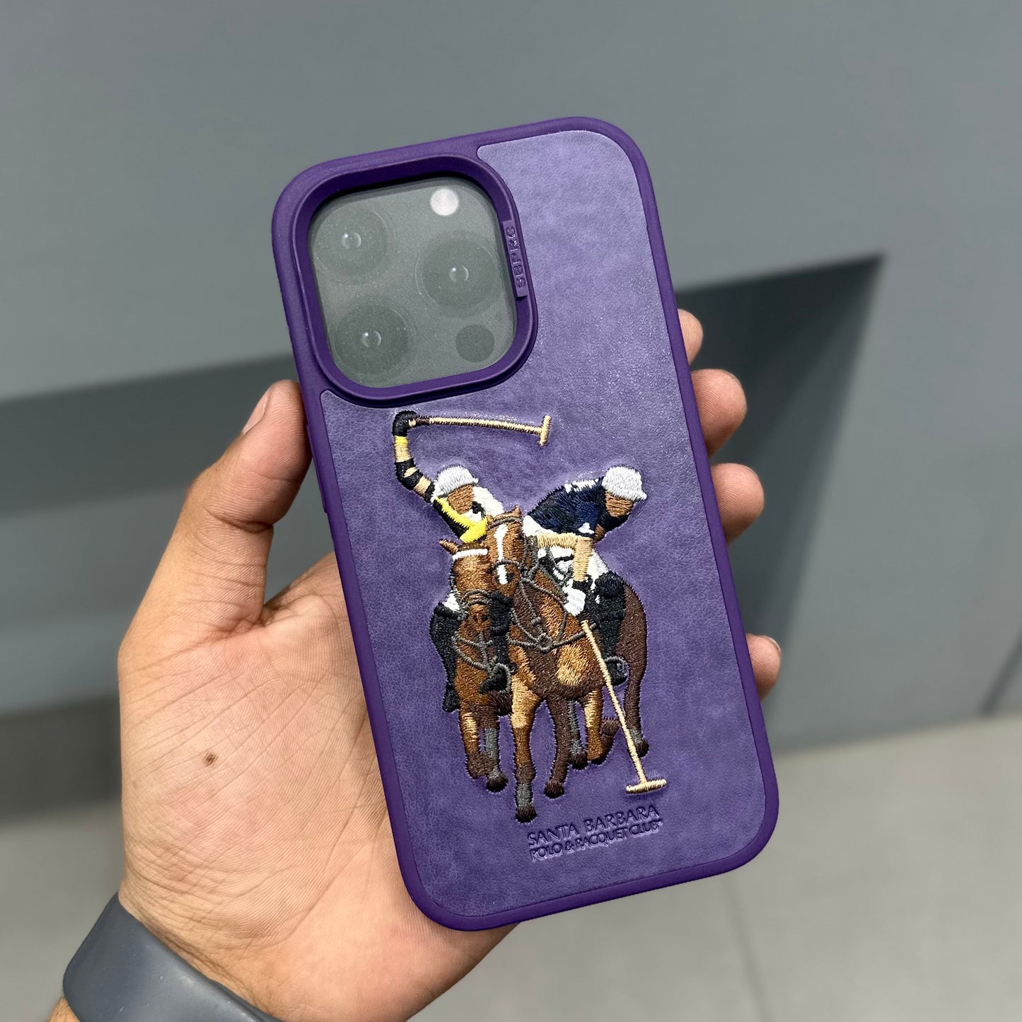S B JOCKEY CASE - PURPLE JOCKEY ( No. 2937 )