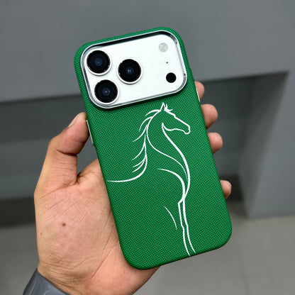 LUXO HORSE P MAGSAFE CASE - GREEN ( No. 3542 )