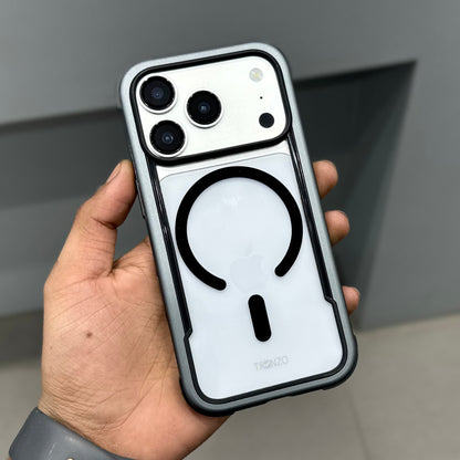 TRANZO STEEL ARMOR MAGSAFE CASE - GREY ( No. 3015 )