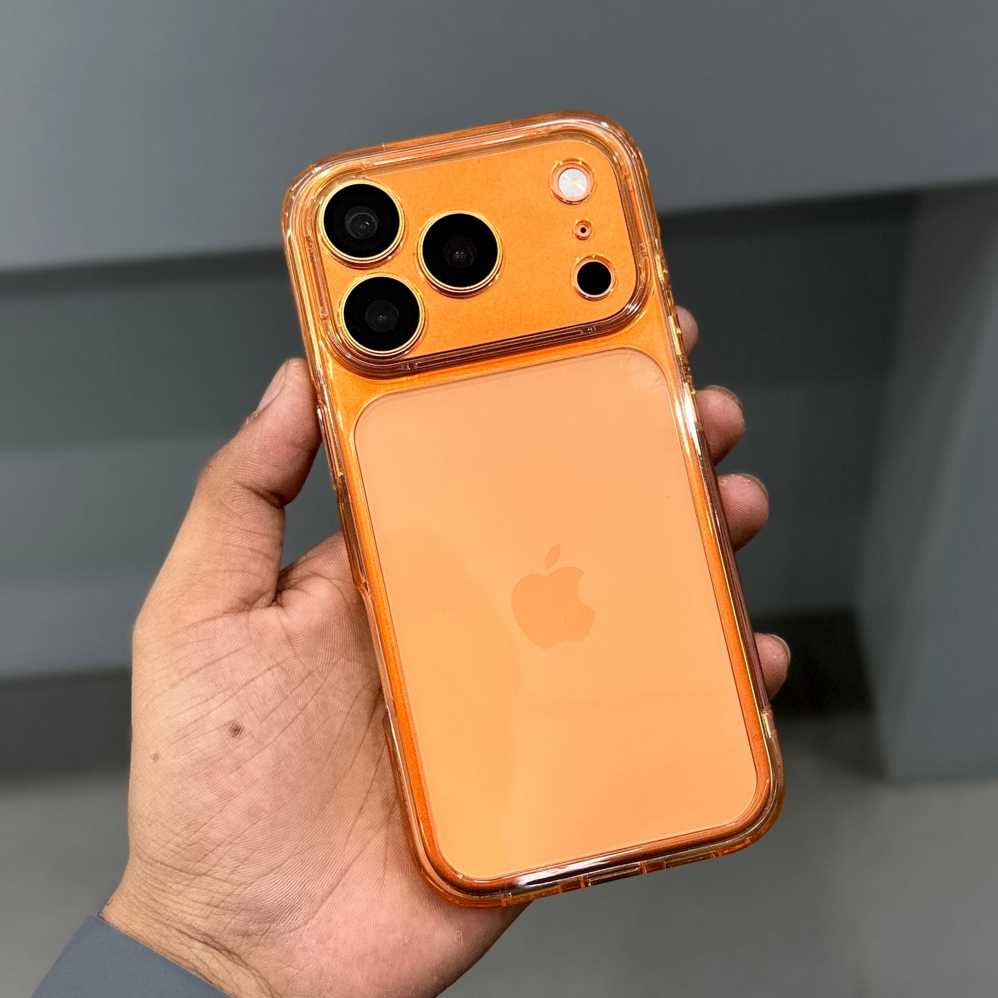 NYJOY CLEAR CASE TNT - ORANGE ( No. 2415 )