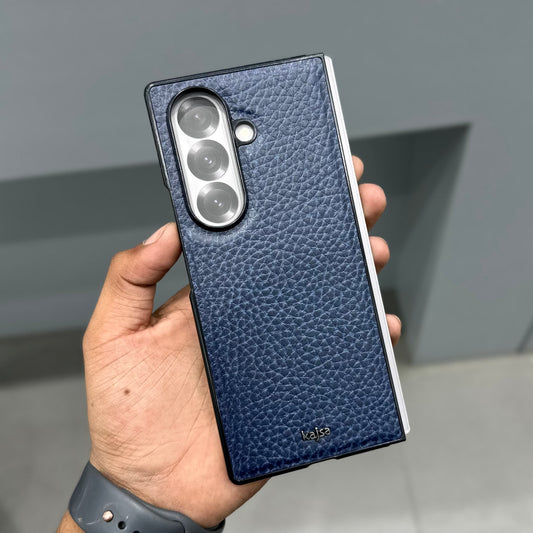 KAJSA LEATHER SAMSUNG CASE - BLUE ( No. 3380 )