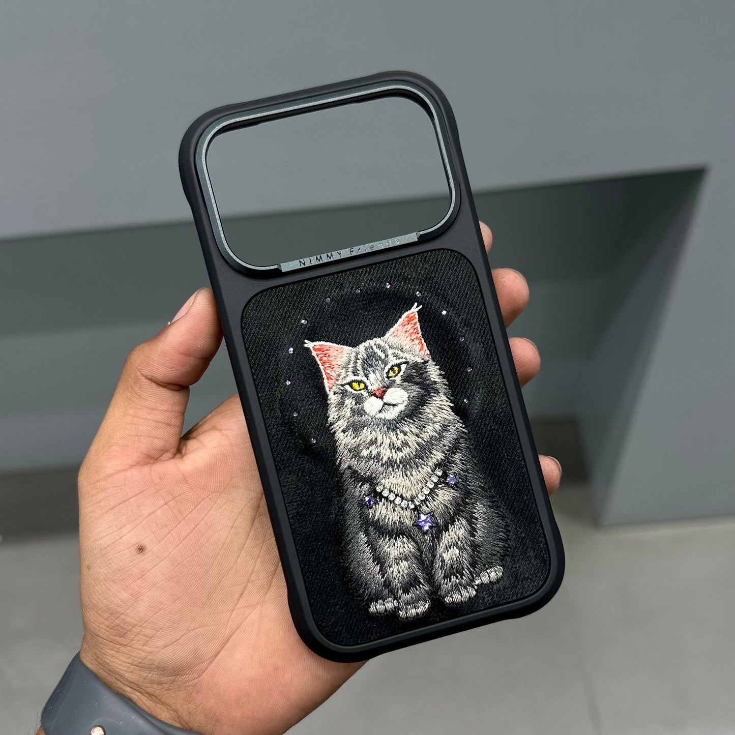 NIMMY FASION SERIES MAGSAFE-BLACK CAT ( No. 3351 )