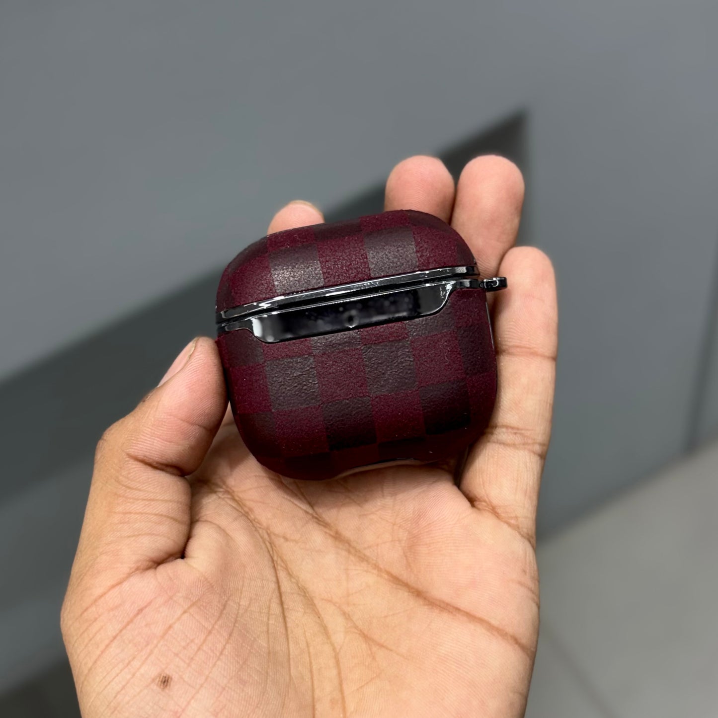 ONE GIF AIRPODS CASE - WINE CHK ( No. 2460 )