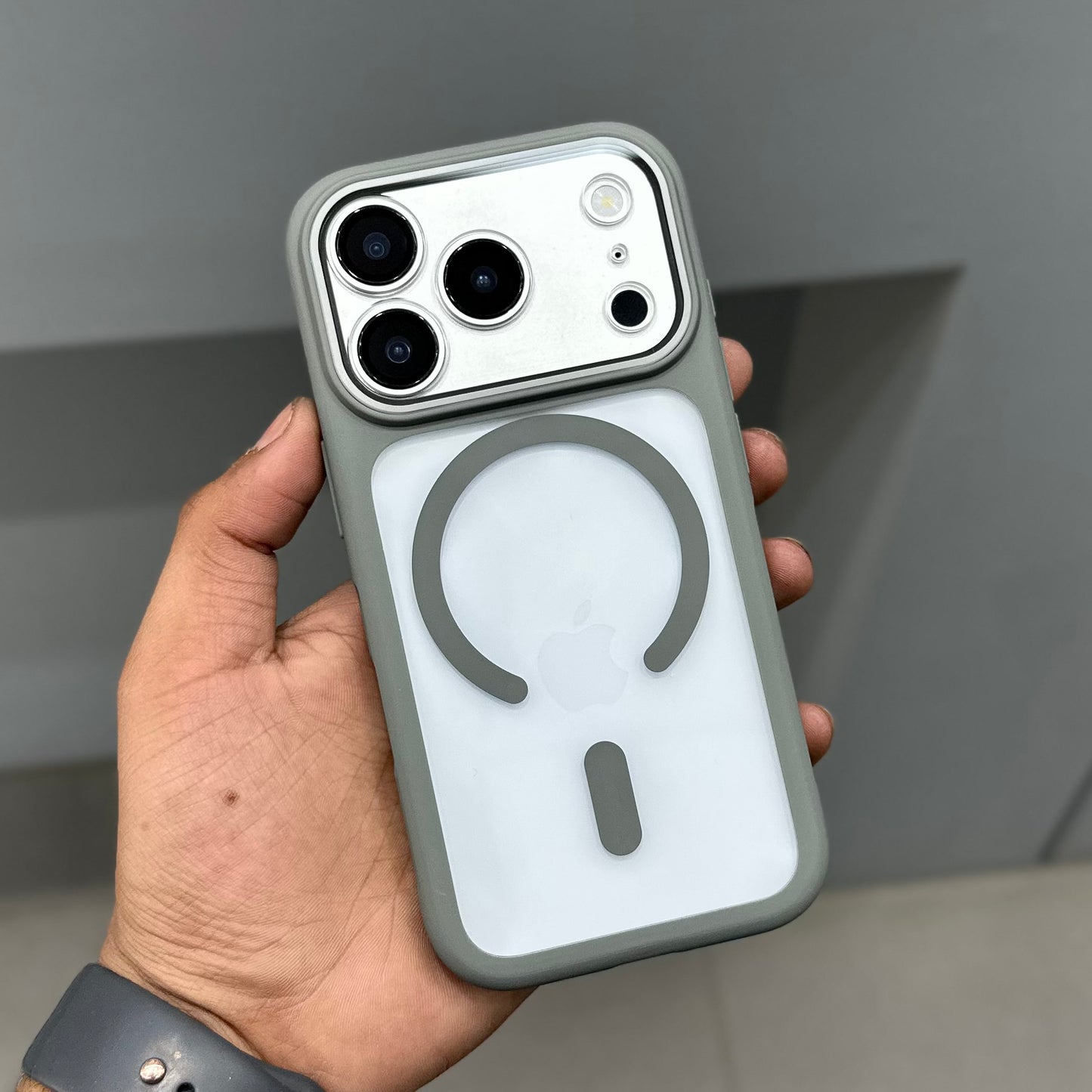 NY CAMO SHIELD MAGSAFE CASE - DARK GREY ( No. 3046 )