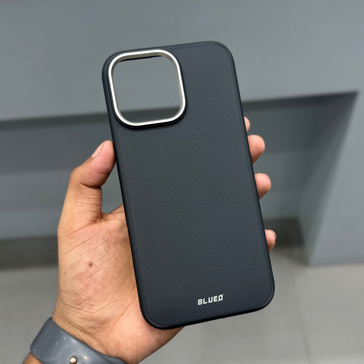 BLUEO REAL CARBON CASE - BLACK ( No. 3557 )