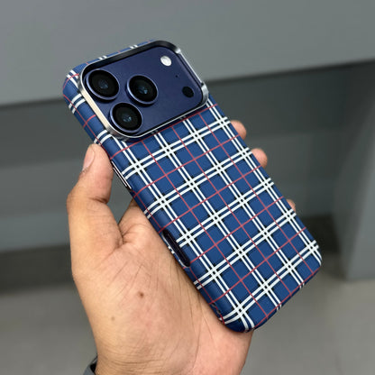 LUXO CARBON CASE - BLUE CHECK ( No. 2499 )