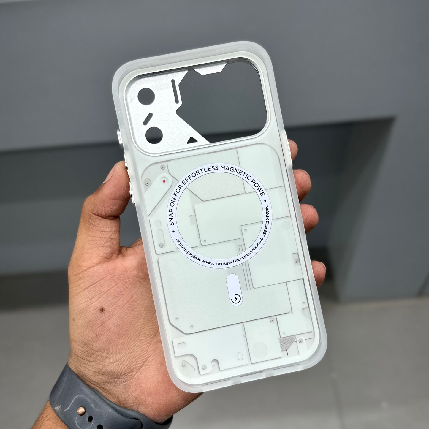 WAKCAS CYBERCORE CASE -WHITE ( No. 3452 )