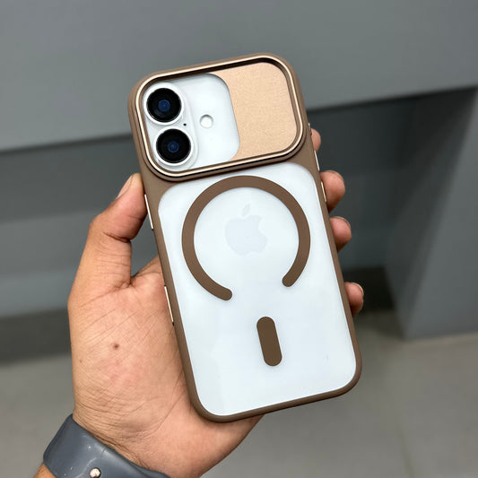 ICON N CLEAR METAL CAM CASE -BROWN ( No. 3419 )
