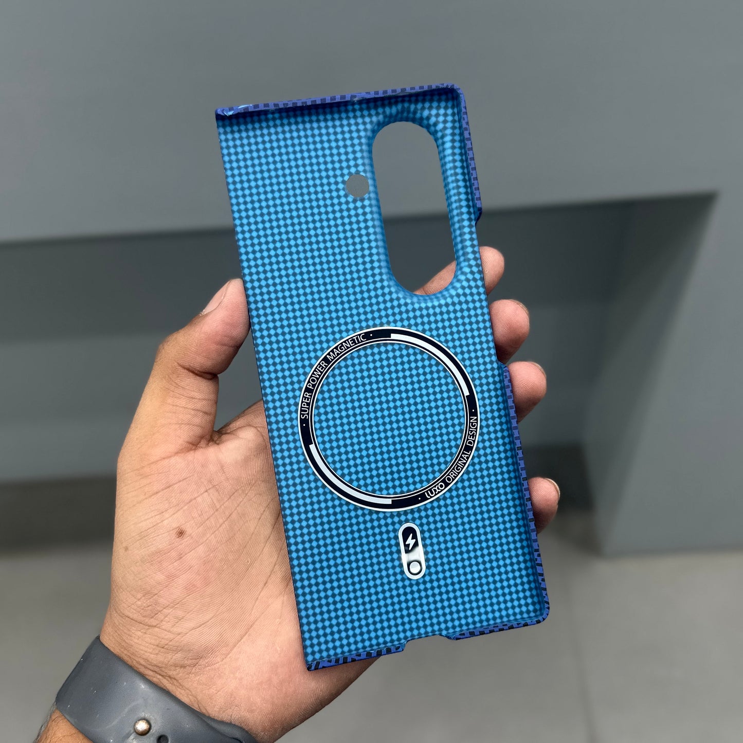 LUXO MAGSAFE CASE RIVER STAR - BLUE ( No. 3686 )