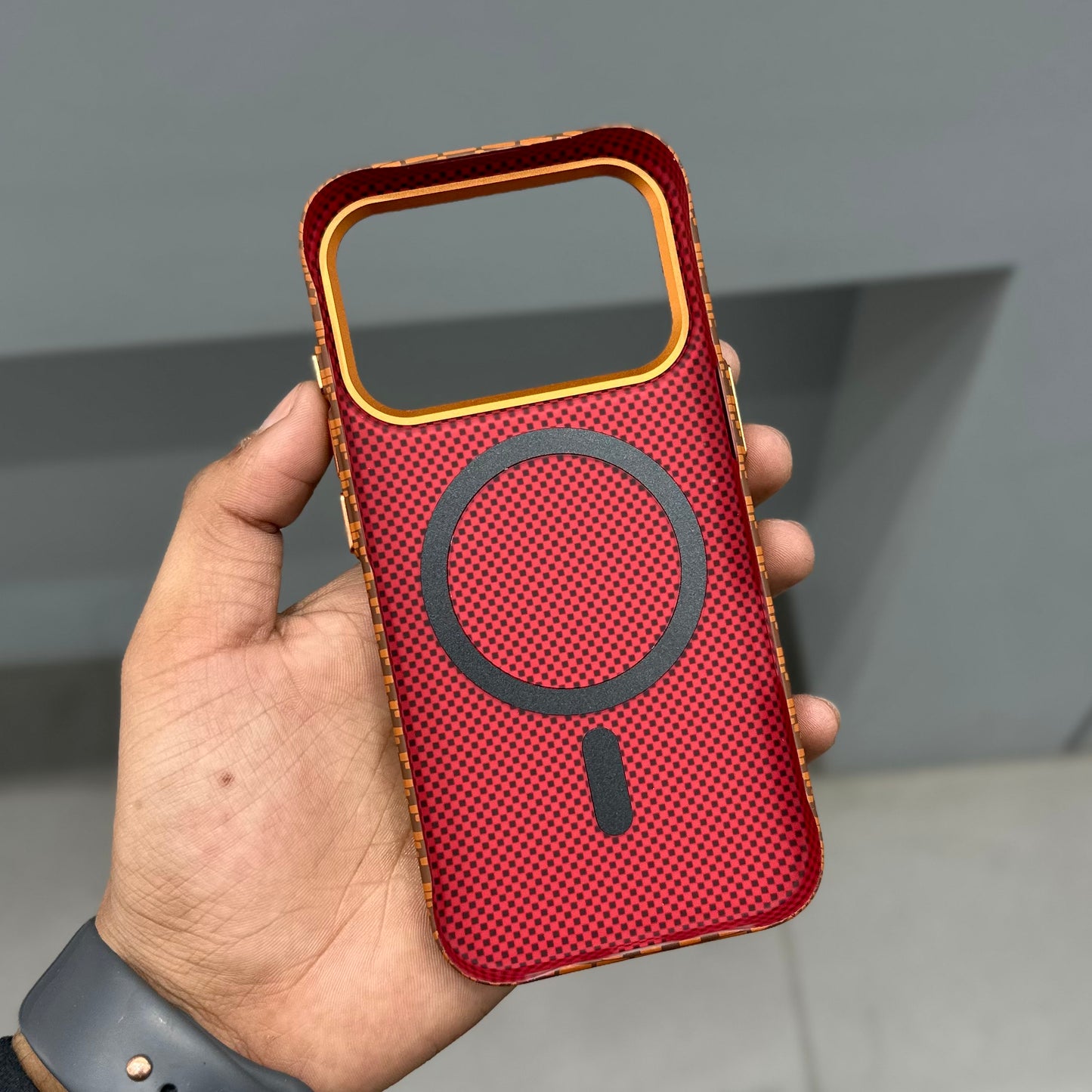 PINKSUN CARBON CASE - ORANGE ( No. 3129 )