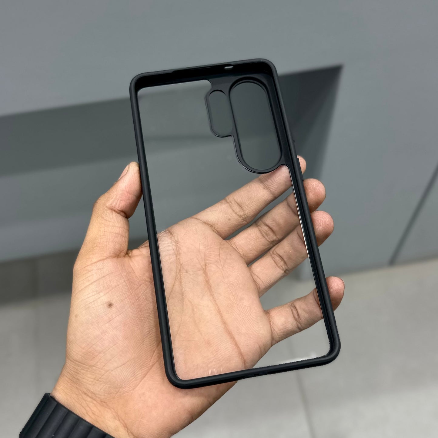 BLACK FRAME CRYSTAL CASE - SAMSUNG ( No. 2965 )