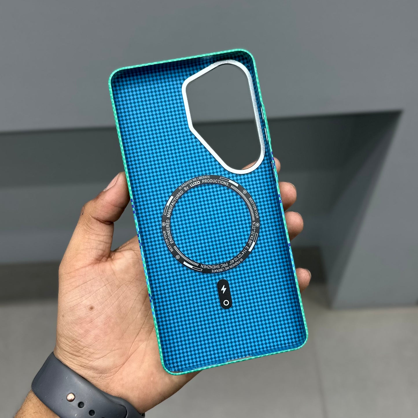 LUXO CARBON CASE SAMSUNG -GREEN ANIMALS ( No. 3172 )