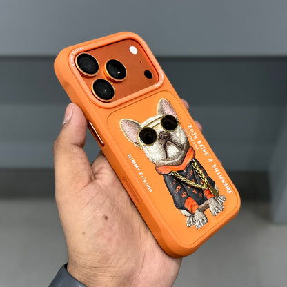 NIMMY DOG CHAIN CASE - ORANGE ( No. 2834 )