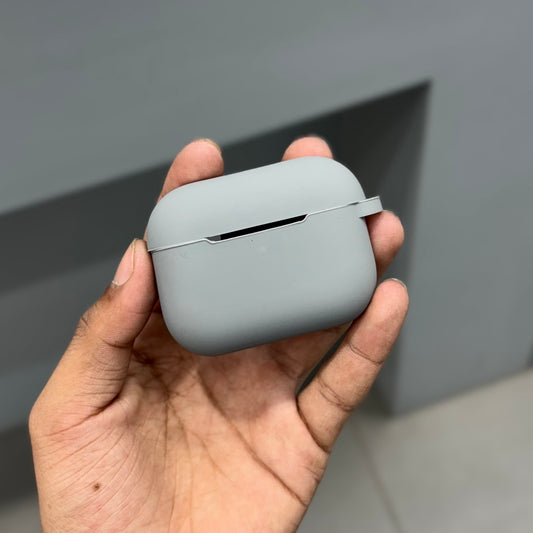 AIRPODS SILICON CASE - DARK GREY ( No. 2669 )