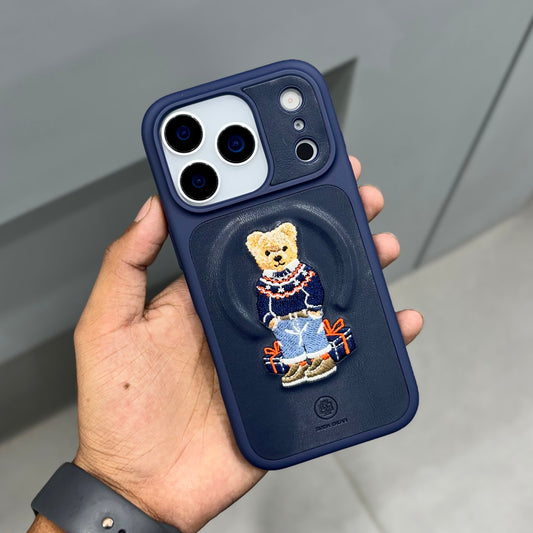 Zuks Bear Magsafe Case-Blue ( No. 2150 )