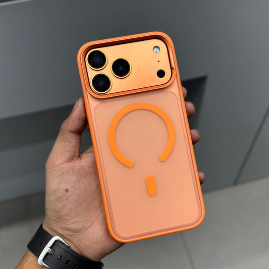 NY FROSTED SIDE SOFT CASE - ORANGE ( No. 2735 )